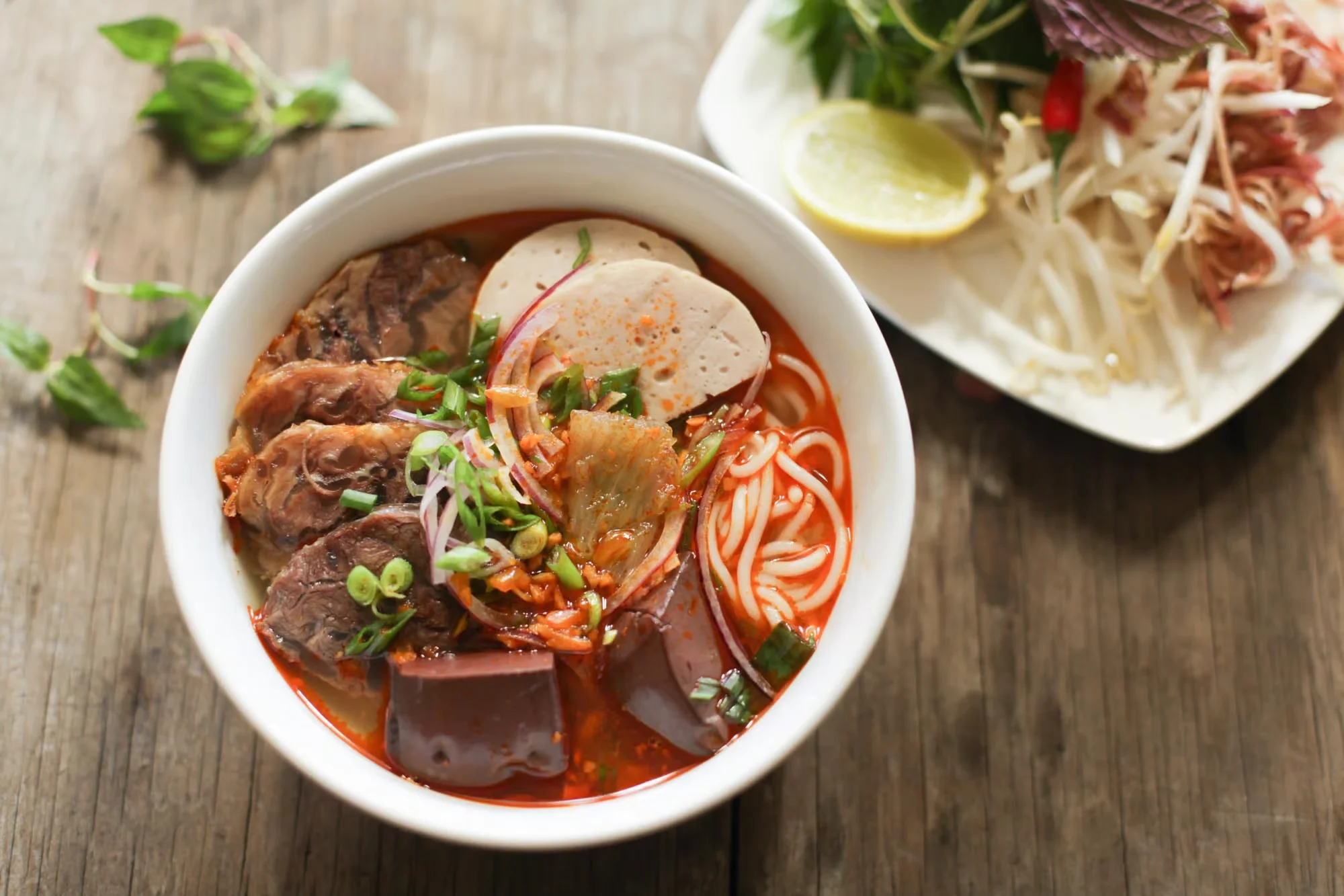 A hot bowl of authentic Bun Bo Hue