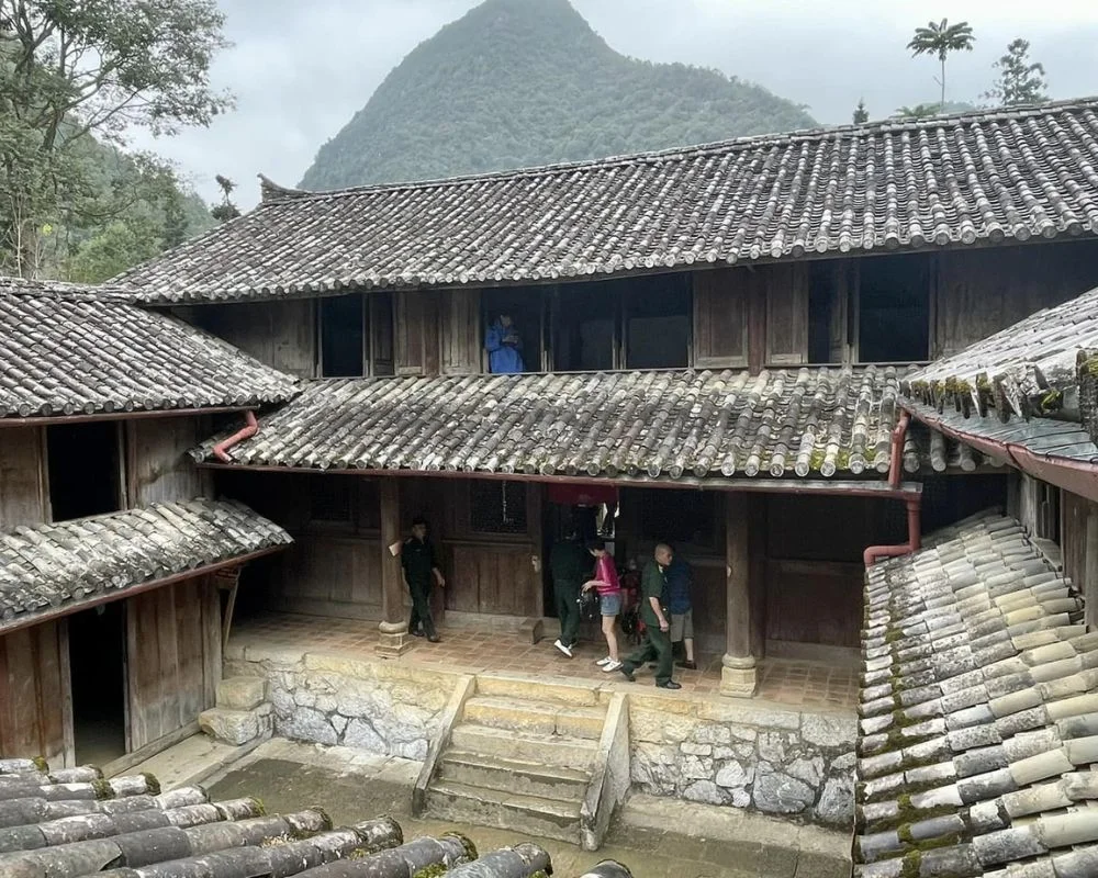 The historic Vuong Mansion built from stone and wood in Sa Phin, Ha Giang.